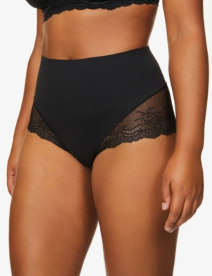 SPANX - Undie-tectable floral-lace hipster briefs