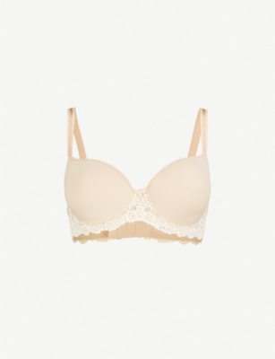 WACOAL: Embrace Lace jersey and stretch-lace contour bra