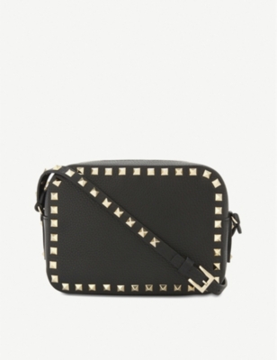 VALENTINO GARAVANI Rockstud leather cross body camera bag Selfridges