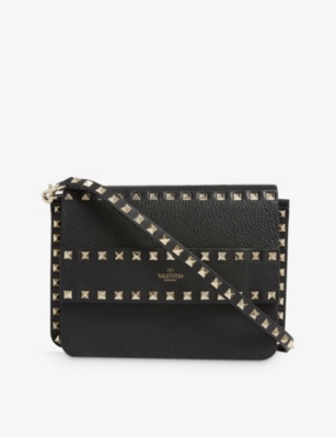 Valentino Rockstud Leather Clutch Bag