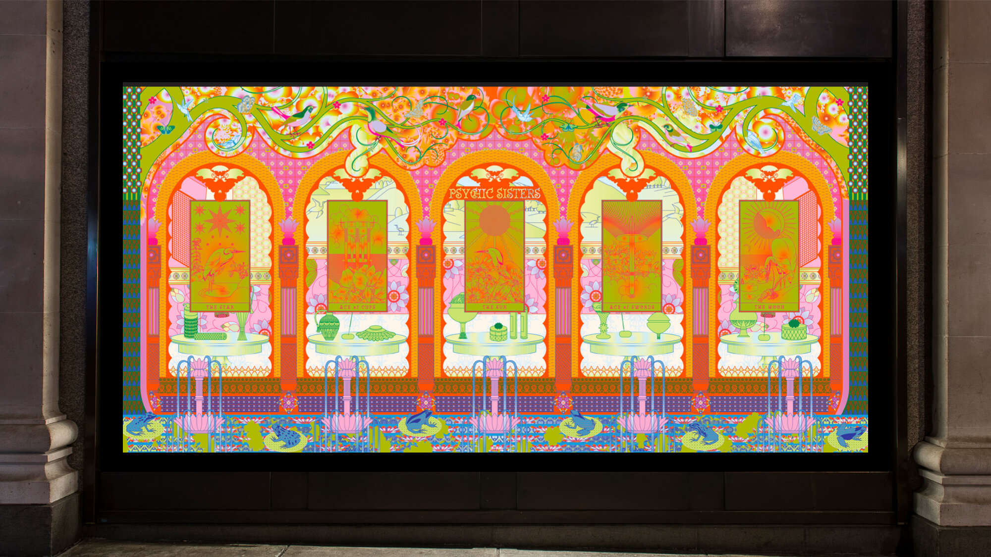 Louis Vuitton Hologram Window Display In Selfridges