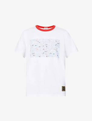 Lexiloubi graphic-print organic-cotton T-shirt
