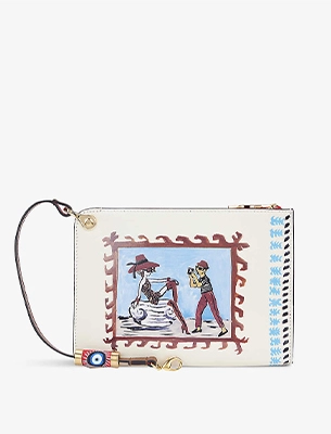 Greekaba leather pouch