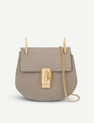 chloe drew leather shoulder bag