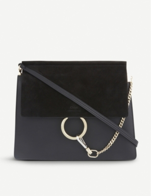 chloe suede shoulder bag