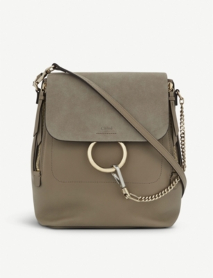 chloe faye backpack grey