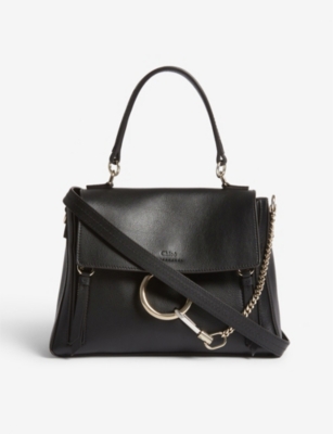 chloe faye bag small black