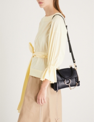 mini faye day leather crossbody bag