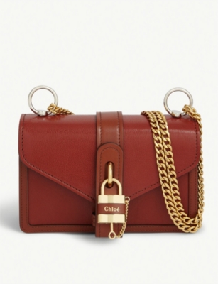 CHLOE Aby Chain leather shoulder bag Selfridges