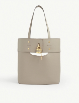 CHLOE Aby leather tote bag Selfridges