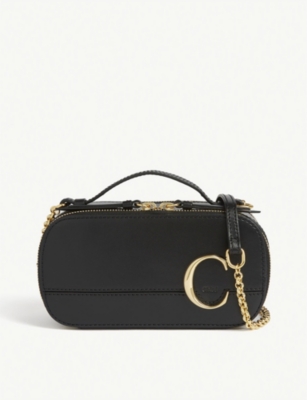 chloé c mini leather shoulder bag