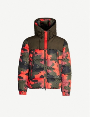 moncler camo puffer jacket