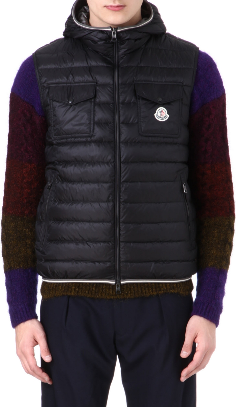 MONCLER   Gers hooded quilted gilet