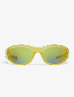 Bottega Veneta Original 12 Round-frame Sunglasses - Yellow