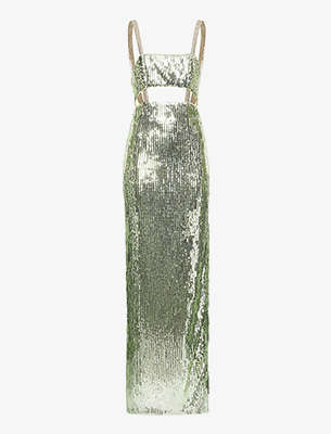 Galvin rebecca sequin embellished maxi dress