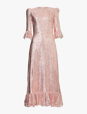 The vampire's wife long pink maxi dress
