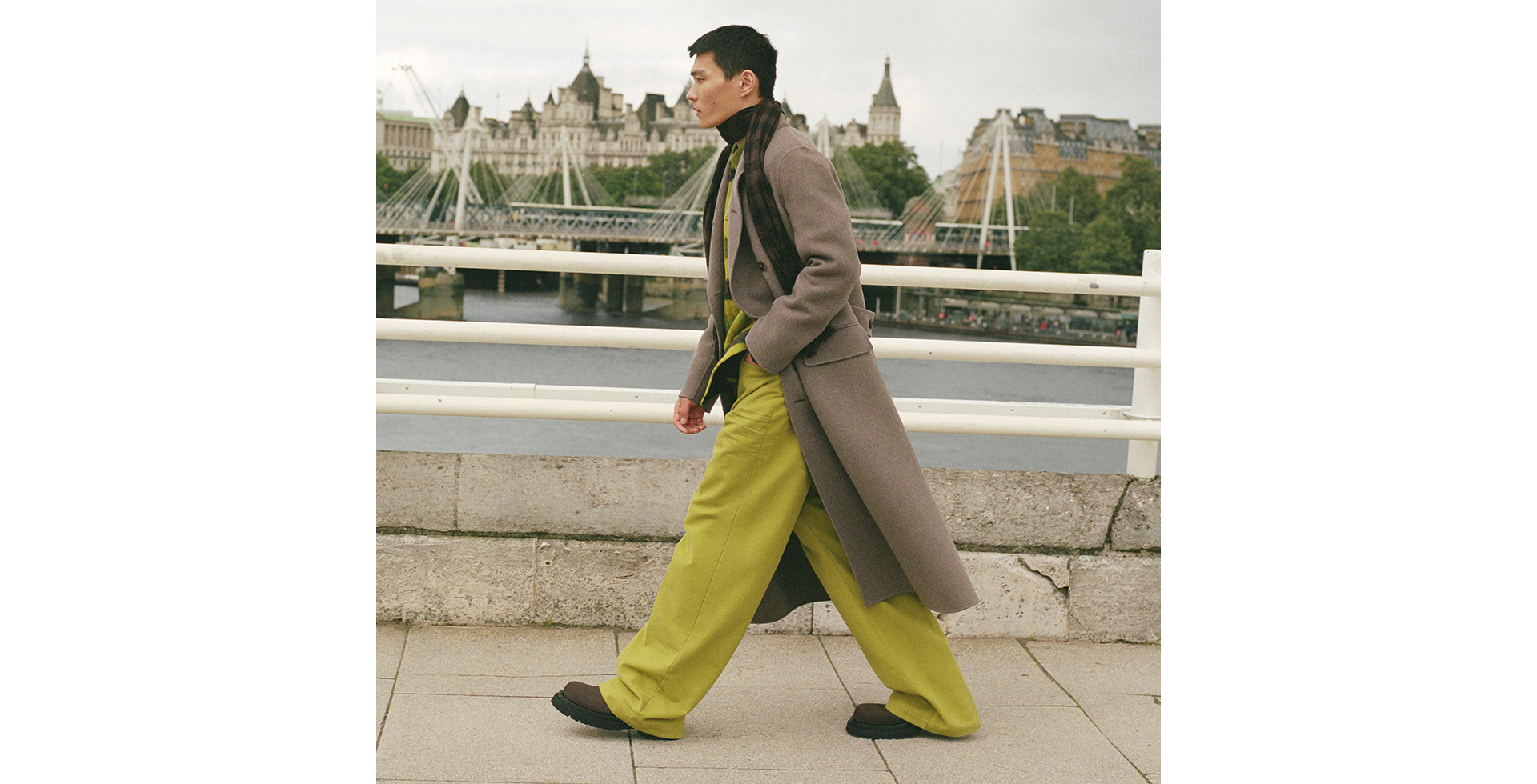 Men Street Casual Fashion Pattern Printed Clutch Bag