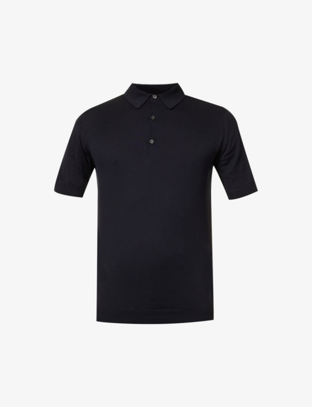 Sea Island cotton polo shirt