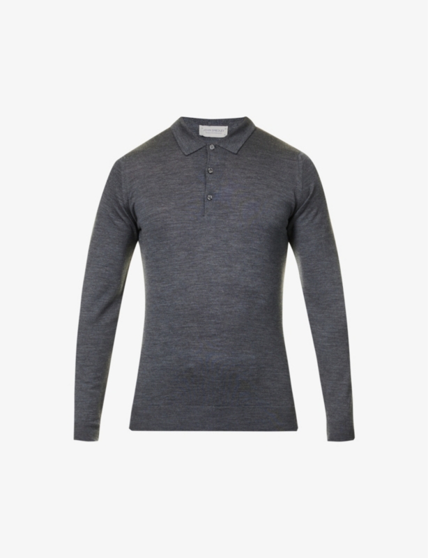 Belper knitted polo jumper