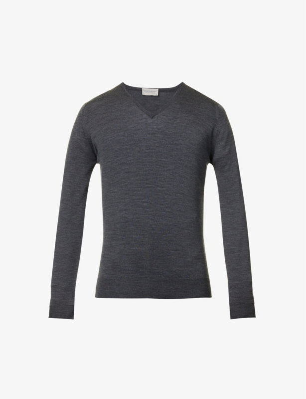 Blenheim V-neck wool jumper