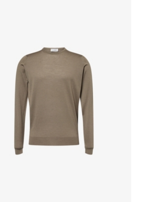 JOHN SMEDLEY: Lundy Crewneck Wool Jumper