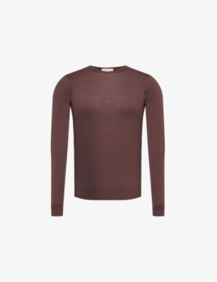 JOHN SMEDLEY: Lundy Crewneck Wool Jumper