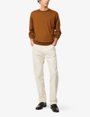 JOHN SMEDLEY: Lundy Crewneck Wool Jumper