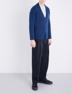 JOHN SMEDLEY Oxland button-up wool cardigan