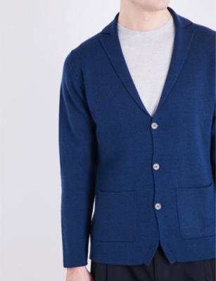 JOHN SMEDLEY Oxland button-up wool cardigan