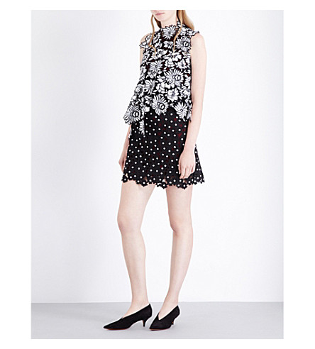 SELF-PORTRAIT - Millie layered guipure-lace dress | Selfridges.com