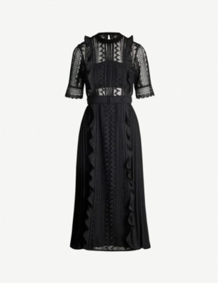 Short Sleeve Lace Dress