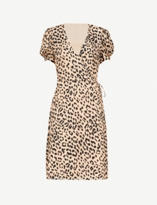 alice and olivia rosette leopard dress