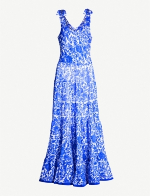 free people kika's printed midi dress