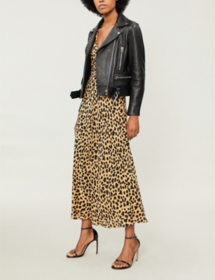 rixo katie leopard dress