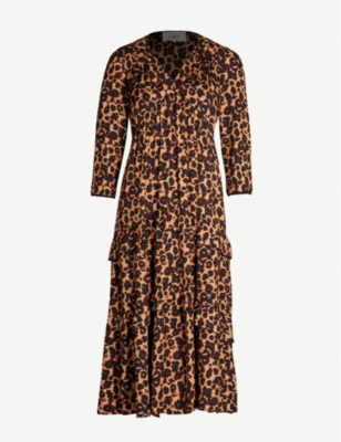 bash paris leopard print dress