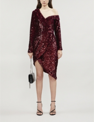 lavish alice burgundy dress