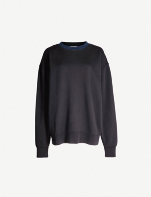 acne studios yana cotton sweatshirt