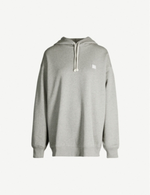 ACNE STUDIOS Farrin face-patch cotton-jersey hoody