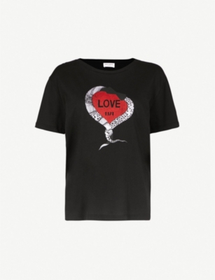 saint laurent love t shirt