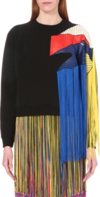 CHRISTOPHER KANE   Fringe detailed cotton jumper