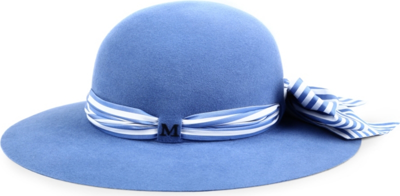 MAISON MICHEL   New Alice striped scarf felt hat