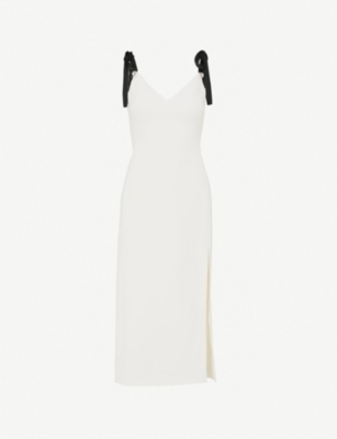 david koma side split midi dress