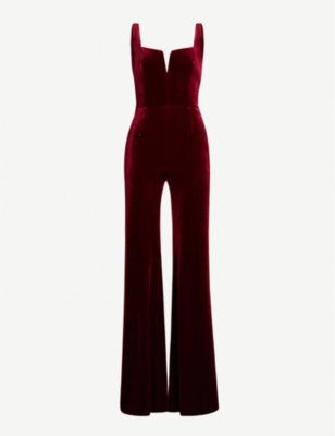 galvan red jumpsuit