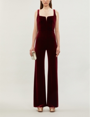 galvan velvet jumpsuit