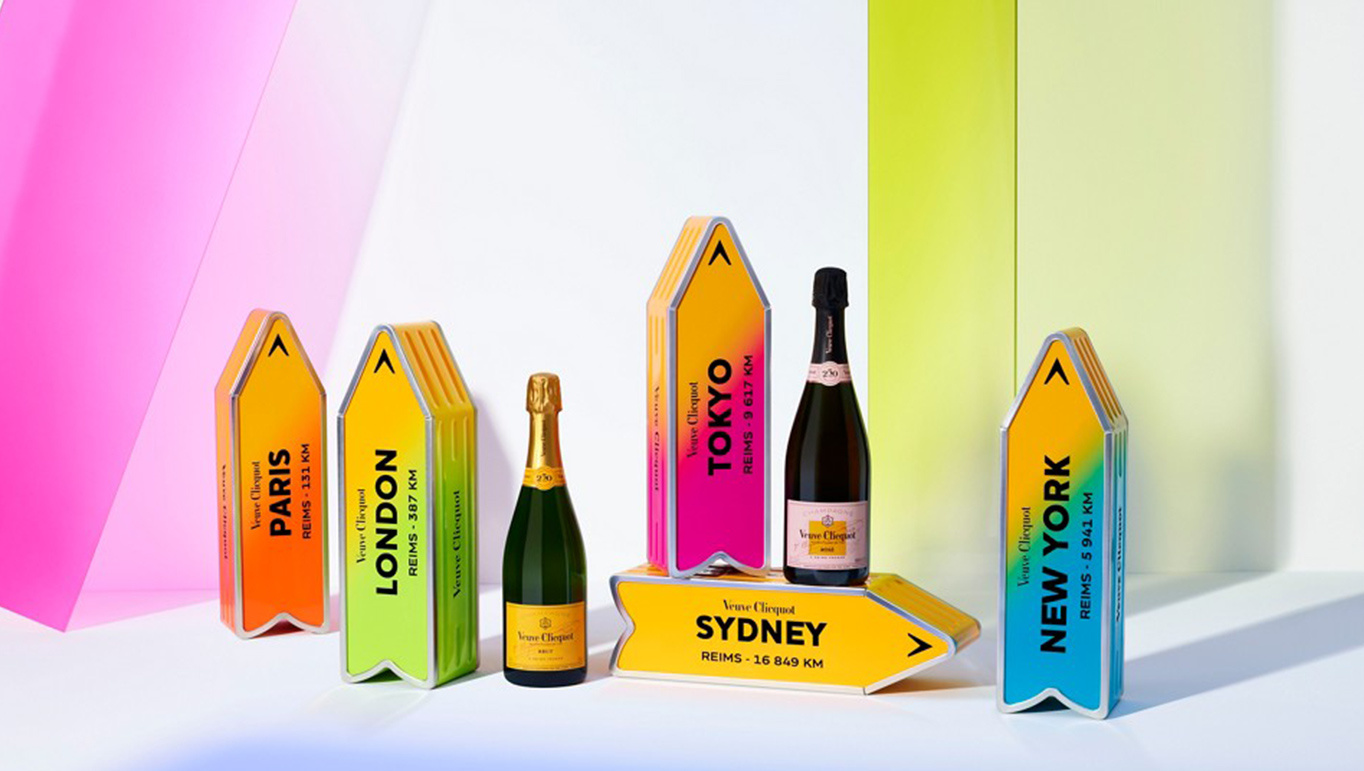 Celebrate with personalised champagne