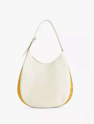 Benedetta Bruzziches Amalia metallic-panel leather hobo bag