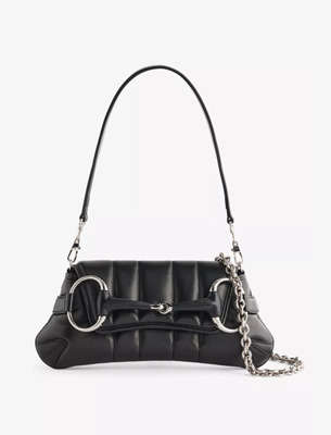 Gucci Horsebit Chain quilted leather shoulder bag