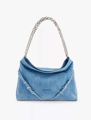 Givenchy Voyou denim shoulder bag