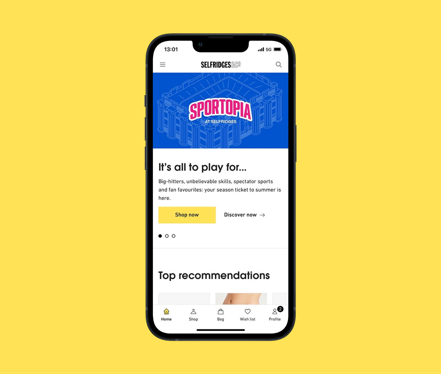 The Selfridges App