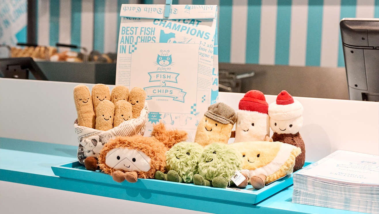 Fish & Chips by Jellycat